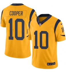 Men's Nike Los Angeles Rams #10 Pharoh Cooper Limited Gold Rush Vapor Untouchable NFL Jersey