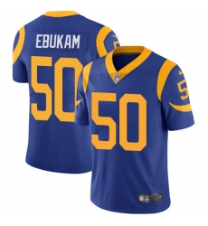 Youth Nike Los Angeles Rams #50 Samson Ebukam Royal Blue Alternate Vapor Untouchable Limited Player NFL Jersey