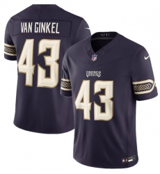 Men's Minnesota Vikings #43 Andrew Van Ginkel Deep Purple 2026 F.U.S.E. Rivalries Collection Limited Football Stitched Jersey
