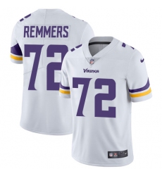 Men's Nike Minnesota Vikings #72 Mike Remmers White Vapor Untouchable Limited Player NFL Jersey