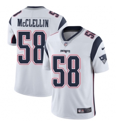 Youth Nike New England Patriots #58 Shea McClellin White Vapor Untouchable Limited Player NFL Jersey