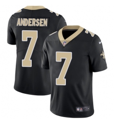 Youth Nike New Orleans Saints #7 Morten Andersen Black Team Color Vapor Untouchable Limited Player NFL Jersey