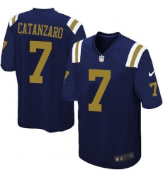 Youth Nike New York Jets #7 Chandler Catanzaro Limited Navy Blue Alternate NFL Jersey