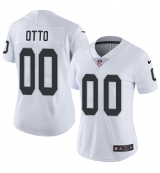 Women's Nike Oakland Raiders #00 Jim Otto White Vapor Untouchable Limited Player NFL Jersey