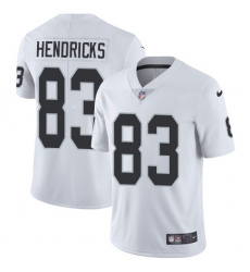 Men's Nike Oakland Raiders #83 Ted Hendricks White Vapor Untouchable Limited Player NFL Jersey