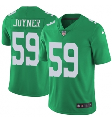 Youth Nike Philadelphia Eagles #59 Seth Joyner Limited Green Rush Vapor Untouchable NFL Jersey