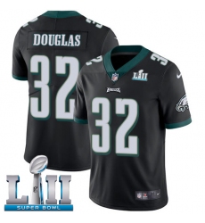 Men's Nike Philadelphia Eagles #32 Rasul Douglas Black Alternate Vapor Untouchable Limited Player Super Bowl LII NFL Jersey