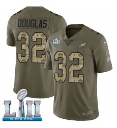 Youth Nike Philadelphia Eagles #32 Rasul Douglas Limited Olive/Camo 2017 Salute to Service Super Bowl LII NFL Jersey