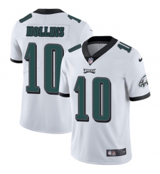 Youth Nike Philadelphia Eagles #10 Mack Hollins White Vapor Untouchable Limited Player NFL Jersey