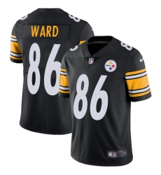 Men's Nike Pittsburgh Steelers #86 Hines Ward Black Team Color Vapor Untouchable Limited Player NFL Jersey