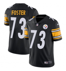Youth Nike Pittsburgh Steelers #73 Ramon Foster Black Team Color Vapor Untouchable Limited Player NFL Jersey