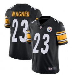 Men's Nike Pittsburgh Steelers #23 Mike Wagner Black Team Color Vapor Untouchable Limited Player NFL Jersey