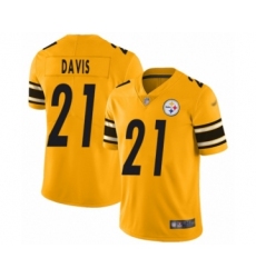 Women's Pittsburgh Steelers #21 Sean Davis Limited Gold Inverted Legend Football Jersey