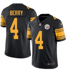Youth Nike Pittsburgh Steelers #4 Jordan Berry Limited Black Rush Vapor Untouchable NFL Jersey