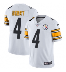 Youth Nike Pittsburgh Steelers #4 Jordan Berry White Vapor Untouchable Limited Player NFL Jersey