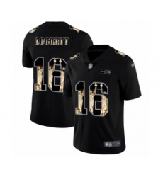 Men's Seattle Seahawks #16 Tyler Lockett Limited Black Statue of Liberty Football Jersey