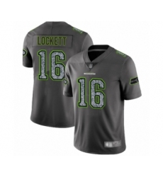 Men's Seattle Seahawks #16 Tyler Lockett Limited Gray Static Fashion Football Jersey