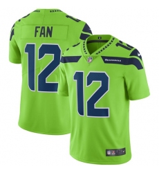 Men's Nike Seattle Seahawks 12th Fan Limited Green Rush Vapor Untouchable NFL Jersey
