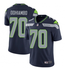 Youth Nike Seattle Seahawks #70 Rees Odhiambo Steel Blue Team Color Vapor Untouchable Limited Player NFL Jersey