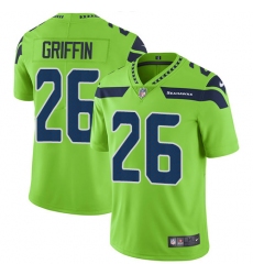 Men's Nike Seattle Seahawks #26 Shaquill Griffin Limited Green Rush Vapor Untouchable NFL Jersey