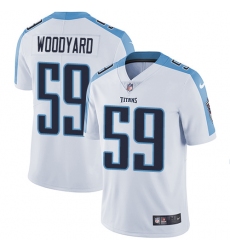 Youth Nike Tennessee Titans #59 Wesley Woodyard White Vapor Untouchable Limited Player NFL Jersey
