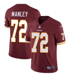 Youth Nike Washington Redskins #72 Dexter Manley Burgundy Red Team Color Vapor Untouchable Limited Player NFL Jersey