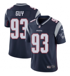 Youth Nike New England Patriots #93 Lawrence Guy Navy Blue Team Color Vapor Untouchable Limited Player NFL Jersey