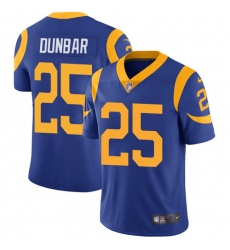 Men's Nike Los Angeles Rams #25 Lance Dunbar Royal Blue Alternate Vapor Untouchable Limited Player NFL Jersey