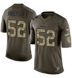 Men's Nike Washington Redskins #52 Ryan Anderson Elite Green Salute to Service NFL Jersey