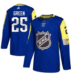 Youth Adidas Detroit Royal Blue Wings #25 Mike Green Authentic Royal Blue 2018 All-Star Atlantic Division NHL Jersey
