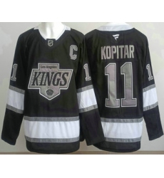 Men's Los Angeles Kings #11 Anze Kopitar Black Alternate Authentic Jersey