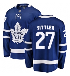 Youth Toronto Maple Leafs #27 Darryl Sittler Fanatics Branded Royal Blue Home Breakaway NHL Jersey