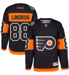 Youth Reebok Philadelphia Flyers #88 Eric Lindros Premier Black 2017 Stadium Series NHL Jersey