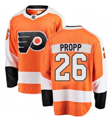 Men's Philadelphia Flyers #26 Brian Propp Fanatics Branded Orange Home Breakaway NHL Jersey