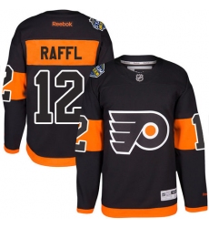 Youth Reebok Philadelphia Flyers #12 Michael Raffl Premier Black 2017 Stadium Series NHL Jersey