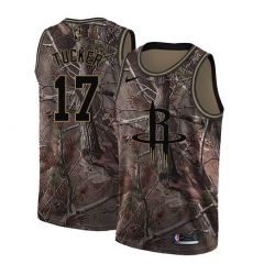 Youth Nike Houston Rockets #17 PJ Tucker Camo NBA Swingman Realtree Collection Jersey