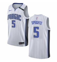 Men's Nike Orlando Magic #5 Marreese Speights Swingman NBA Jersey - Association Edition