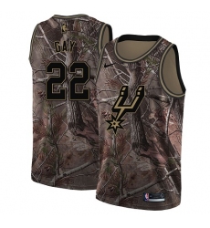 Youth Nike San Antonio Spurs #22 Rudy Gay Swingman Camo Realtree Collection NBA Jersey