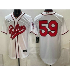 Men's Philadelphia Phillies #59 Jhoan Duran White 2026 Field of Dreams Stadium Stitched Jersey