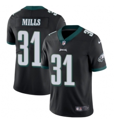 Men's Nike Philadelphia Eagles #31 Jalen Mills Black Alternate Vapor Untouchable Limited Player NFL Jersey