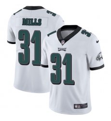Men's Nike Philadelphia Eagles #31 Jalen Mills White Vapor Untouchable Limited Player NFL Jersey