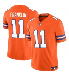 Men's Denver Broncos #11 Troy Franklin Orange F.U.S.E. Mile High Collection 1977 Throwback Vapor Limited Football Stitched Jersey