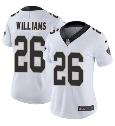 Women's Nike New Orleans Saints #26 P. J. Williams White Vapor Untouchable Limited Player NFL Jersey