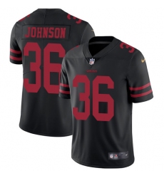 Youth Nike San Francisco 49ers #36 Dontae Johnson Black Vapor Untouchable Limited Player NFL Jersey