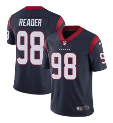 Men's Nike Houston Texans #98 D.J. Reader Navy Blue Team Color Vapor Untouchable Limited Player NFL Jersey