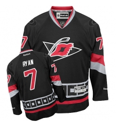 Youth Reebok Carolina Hurricanes #7 Derek Ryan Premier Black Third NHL Jersey