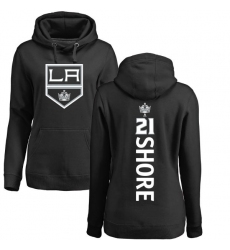 NHL Women's Adidas Los Angeles Kings #21 Nick Shore Black Backer Pullover Hoodie