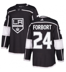 Men's Adidas Los Angeles Kings #24 Derek Forbort Premier Black Home NHL Jersey