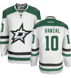 Women's Reebok Dallas Stars #10 Martin Hanzal Authentic White Away NHL Jersey