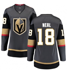 Women's Vegas Golden Knights #18 James Neal Authentic Black Home Fanatics Branded Breakaway NHL Jersey
